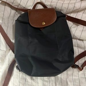 Longchamp lepliage backpack gray